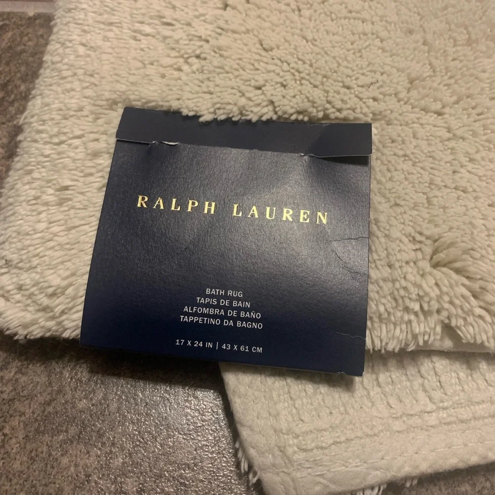 Ralph Lauren Home Wilton Bath Rug 17 x 24 Dune Msrp $70